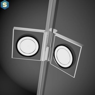 Душова кабіна Radaway Essenza New Black PTJ 90x90x200 385010-54-01L+385050-54-01