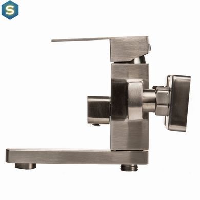 Смеситель для ванны Globus Lux Sicilia SBQ-102N, Графитовый хром
