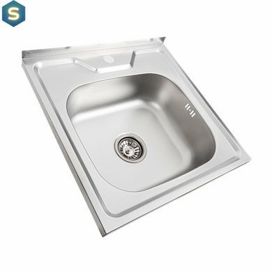 Кухонная мойка из нержавеющей стали Valeso декор 5050 (0,7/160 мм), Decor