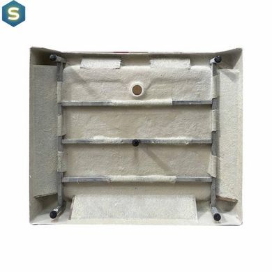 Душовий піддон Kapielka ST100x80x14 низький, прямокутний, діаметр зливу 52 мм Lidz, Білий