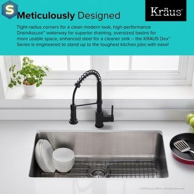 Кухонная мойка Kraus Dex KD1US33B