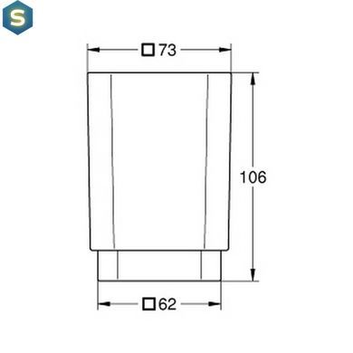 Склянка Grohe Selection Cube 40783000