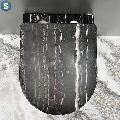 Подвесной унитаз VBI VULCANO BLACK ONYX