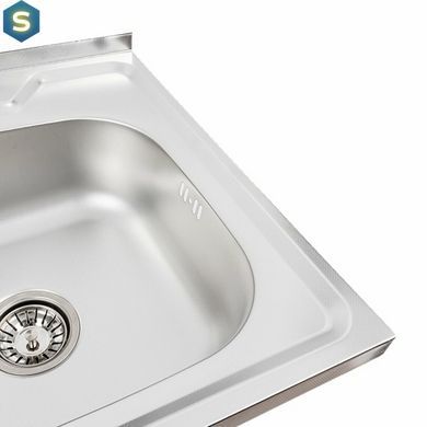 Кухонная мойка из нержавеющей стали Valeso декор 5050 (0,7/160 мм), Decor