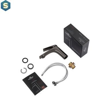 Смеситель для раковины Kroner KRP Graz - GRP010, Графит