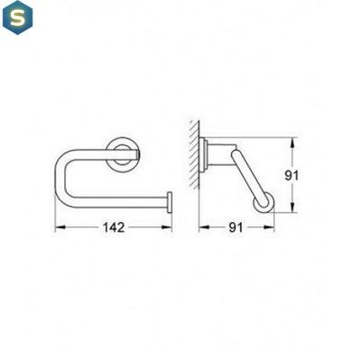 Паперотримач Grohe Atrio Ypsilon 40313000