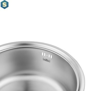 Кухонна мийка Kroner KRP Satin - 430 (0.8 мм) CV031324, Нержавіюча сталь