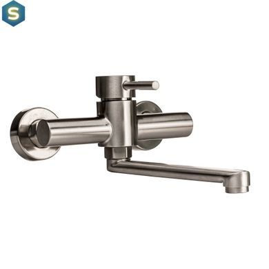 Змішувач для кухні Globus Lux Alpen SBT1-104, Графитовый хром