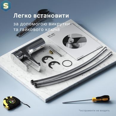 Смеситель для умывальника Am.Pm Gem хром F90E02100, Хром