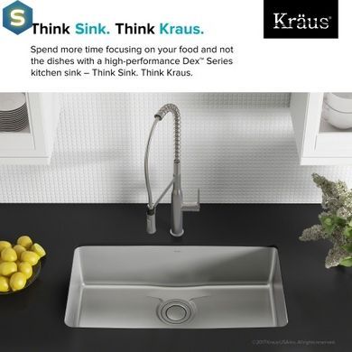 Кухонная мойка Kraus Dex KD1US33B