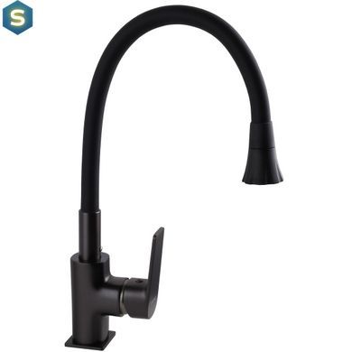 Змішувач для кухні Globus Lux Bonn GLB-0203SA-GP-B01, Черный матовый