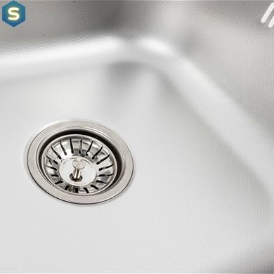 Кухонная мойка из нержавеющей стали Valeso декор 5050 (0,7/160 мм), Decor