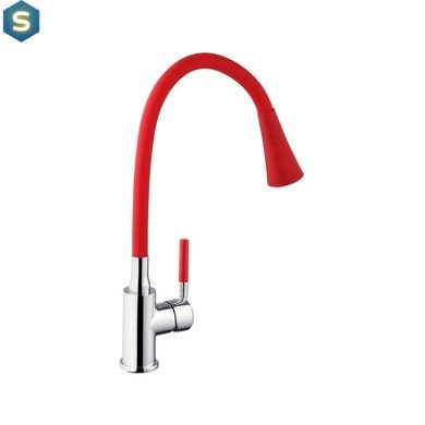 Смеситель для кухни Kroner KRM Kuche - C132RED, Красный