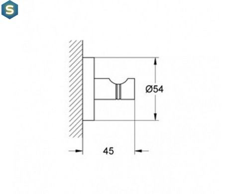 Гачок Grohe Essentials 40364001