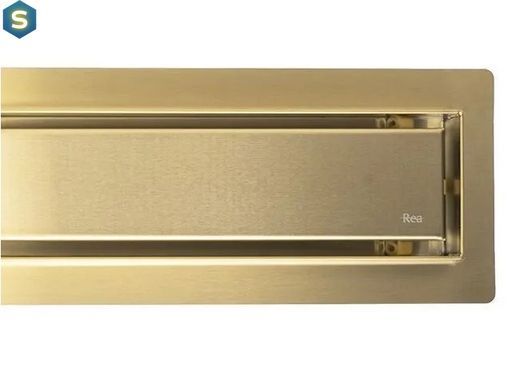 Трап для душу Rea Neox 100 Pro brushed gold 2в1 REA-G2850