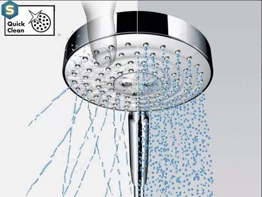 Душевая система Hansgrohe Croma Select S 280 1jet Showerpipe с термостатом Polished Gold Optic 26890990