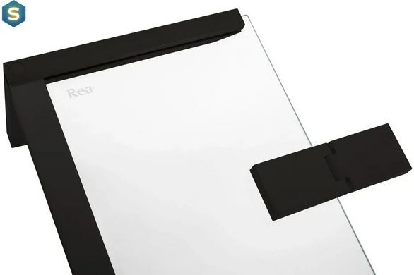 Душова кабіна Rea Hugo 100x100 black подвійна REA-K6602, Черный матовый, Універсальна, чорний матовий