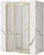 Душові двері Rea Alex 90 brushed gold REA-K2506, прозорий, золотий
