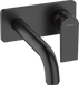 Смеситель для умывальника настенный Hansgrohe Vernis Shape 205 мм черный матовый 71578670