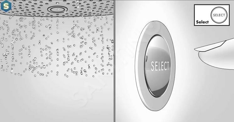 Душевая система Hansgrohe Croma Select S 280 1jet Showerpipe с термостатом Polished Gold Optic 26890990