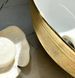 Умывальник Rea Stella brushed gold white накладной REA-U9087, Золотой