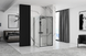 Душова кабіна Rea Rapid Fold 80x90 black REA-K6421 + REA-K6419, Черный матовый, Універсальна, прозорий, чорний матовий