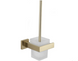Ёршик для унитаза VBI Jupiter brushed gold VBI-040610BG, Золотой