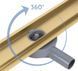 Трап для душу Rea Neox 100 Pro brushed gold 2в1 REA-G2850