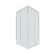 Душова кабіна Qtap Pisces CRM107-9SP5 75-90x75-90 см, скло Pear 5 мм без піддона, Хром, Універсальна, матовий