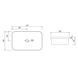 Умывальник Qtap Scorpio 610х380х150 White QT1411K491WN, Белый