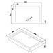 Душевая кабина Eger A Lany 120x80 с поддоном 599-550 Black