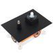 Душевая система скрытого монтажа Yoka Dual black + BOX BP.DUAL-BLK, Черный матовый