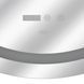 Зеркало Qtap Mideya R800 с LED-подсветкой Touch, с антизапотеванием, с часами, диммером яркости QT2078NCR8080W