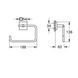 Тримач для рушників Grohe QuickFix Start Cube 40975000, Хром