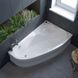 Ванна акриловая Koller Pool Nadine 150 L + сифон + ножки NADINE150X100L+WBW0001+B70CМMA-57, Белый