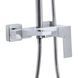 Душова система універсальна Qtap Gemini на три споживача (з виливом) QTGEM111CRW45687 Chrome/White, Білий