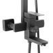 Душова система Wezer PRO16-02-BLACK, вилив - перемикач на лійку, 3-функції, чорний, Черный матовый