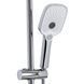 Душова система універсальна Qtap Gemini на три споживача (з виливом) QTGEM111CRW45687 Chrome/White, Білий