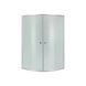 Душевая кабина Lidz Latwa SC80x80.SAT.HIGH.FR, стекло Frost 4 мм без поддона, Хром матовый, Универсальная, матовый