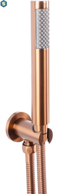 Душевая система Rea Lungo brushed copper c термостатом + BOX скрытого монтажа REA-P8808, Теплый закат