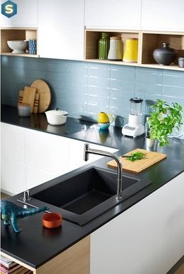 Кухонная мойка Hansgrohe S510-U660 770x510 Graphite Black 43313170