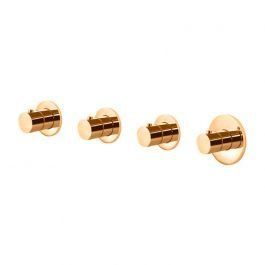 Термостат для душа/ванны Paffoni Modular Box honey gold brushed MDE019HGSP, Золотой