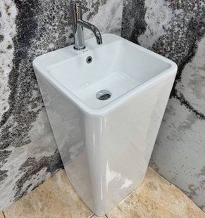 Умывальник підлоговий VBI Caliato white VBI-019029, Білий