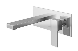 Смеситель для умывальника Kohlman Excelent 01 хром + BOX скрытого монтажа QW188H, Хром