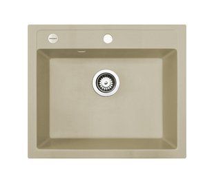 Кухонная мойка Adamant Prizma 590x495x200 ivory 430223, Бежевый