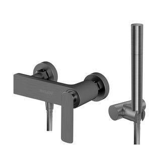 Смеситель для душа Kohlman Experience graphite настенный KPL-QW120EG, Графит