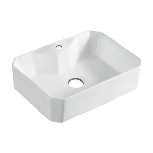 Умывальник накладной Volle Arte 50x37x13,5 см white 1301.005451, Белый