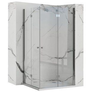 Душевая кабина Rea Fold N3 90x90 REA-K9991, Хром, Универсальная, прозрачный