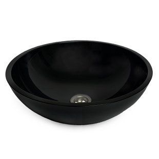 Умывальник Adamant Kreis &Oslash;42 см black 000007526, Черный/золото