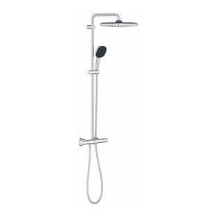 Душова система термостатична Grohe QuickFix Vitalio Comfort System 250 Cube 26696001, Хром
